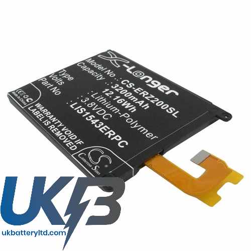 Sony Ericsson 1588-4170 LIS1543ERPC D6502 D6503 D6508 Compatible Replacement Battery