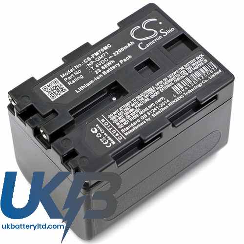 SONY NP FM71 Compatible Replacement Battery