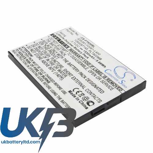 Fujitsu 1060097145 761UPA2371W PLT800MB Loox T800 T810 T830 Compatible Replacement Battery