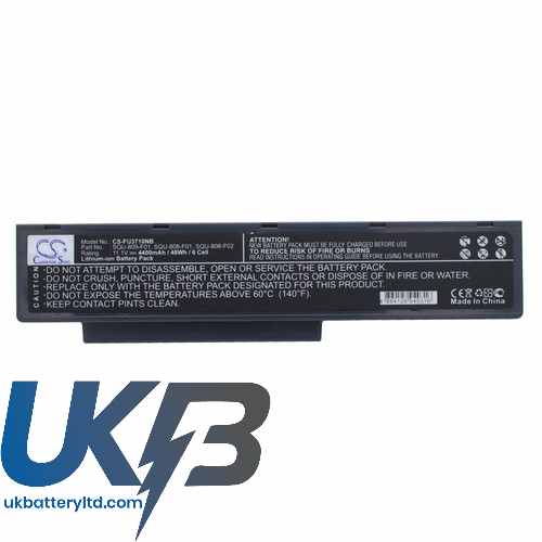 Fujistu SQU-808-F01 SQU-808-F02 SQU-809-F01 Amilo Li3710 Li3910 Pi3560 Compatible Replacement Battery