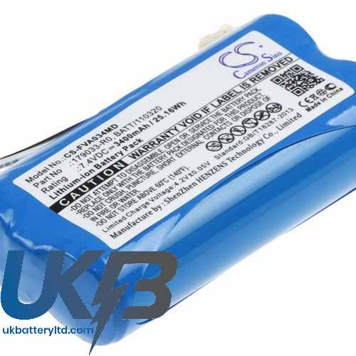 Fresenius 179033-R0 BATT/110320 Infusionspump Volumat Agilia Compatible Replacement Battery