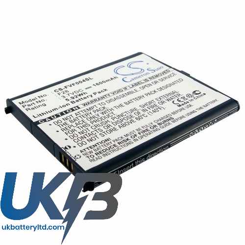 FUJITSU F 04E Compatible Replacement Battery