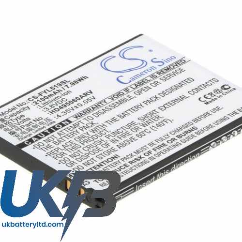 Replacement Battery Batteries For HUAYU HD495060ARV CS FYL519SL Replacement Battery Batteries For HUAYU HD495060ARV CS FYL519SL