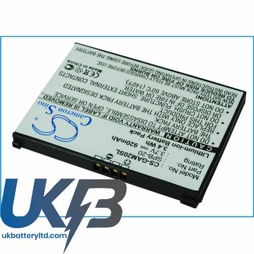 GARMIN ASUS SPB 20 Compatible Replacement Battery