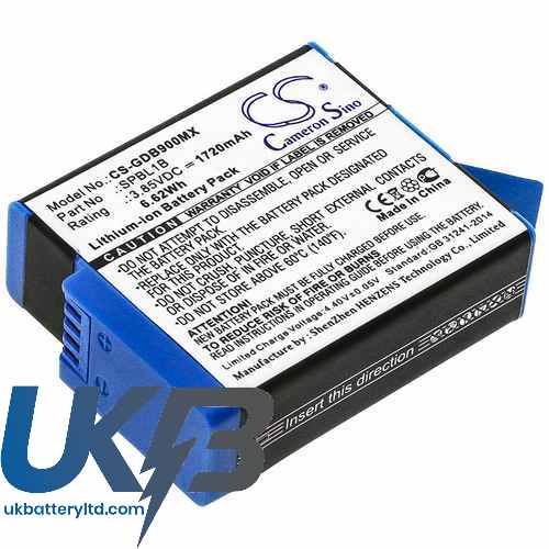 GoPro SPBL1B Compatible Replacement Battery