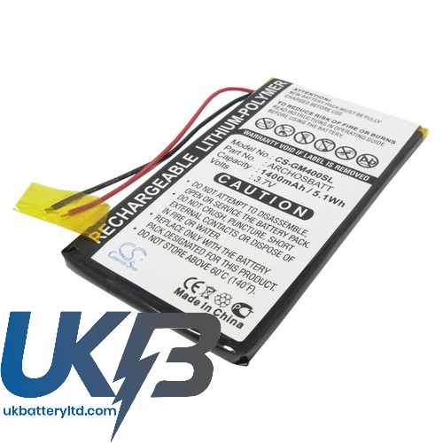 ARCHOS Gmini 402 Compatible Replacement Battery