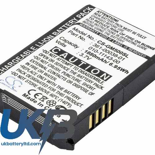 GARMIN Aera 560 Compatible Replacement Battery