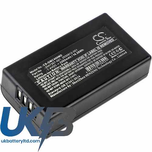 GE 2047357-001 Compatible Replacement Battery