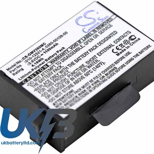 GARMIN 360 00106 00 Compatible Replacement Battery