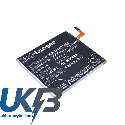 GIONEE ElifeE7L Compatible Replacement Battery