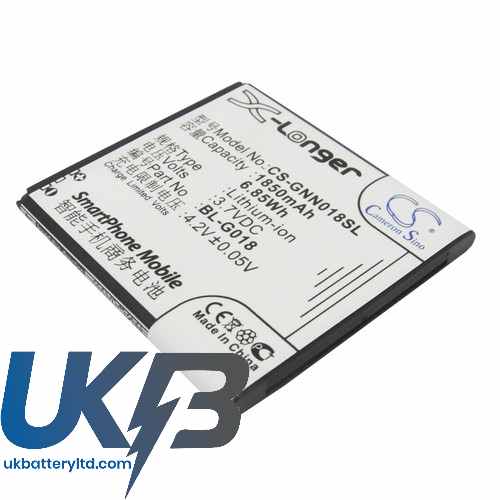 GIONEE BL-G018 C700 C800 GN206 Compatible Replacement Battery