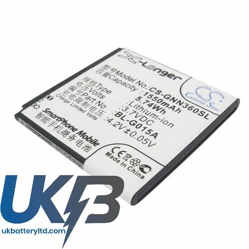 GIONEE GN108 Compatible Replacement Battery