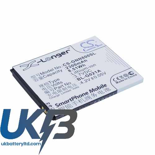 GIONEE GN878 Compatible Replacement Battery