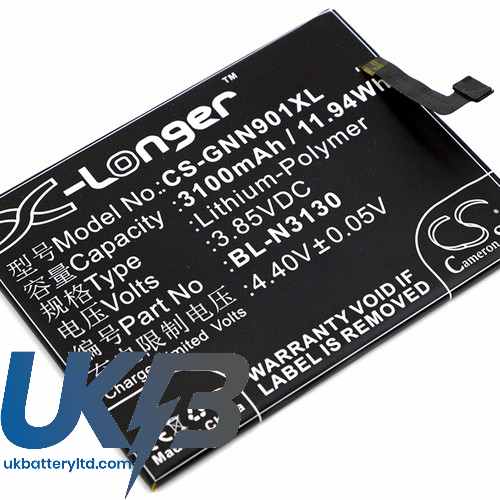GIONEE Elife S6 Pro Dual SIM TD LTE IN Compatible Replacement Battery