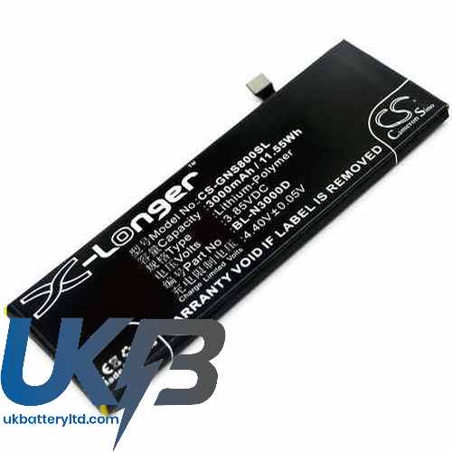 GIONEE BL-N3000D Compatible Replacement Battery