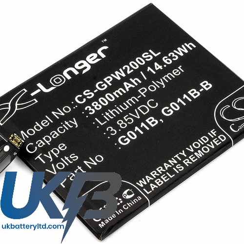 GOOGLE G011C Compatible Replacement Battery