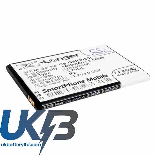 GSMART RomaR2 Compatible Replacement Battery