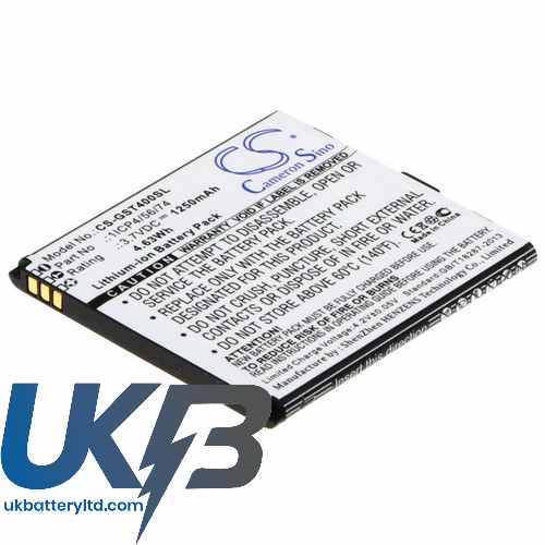 GSMART T4 Compatible Replacement Battery