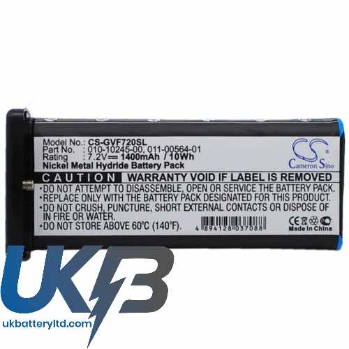 GARMIN 011 00564 01 Compatible Replacement Battery