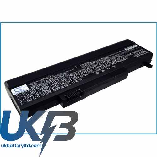 GATEWAY P7801UFX Compatible Replacement Battery