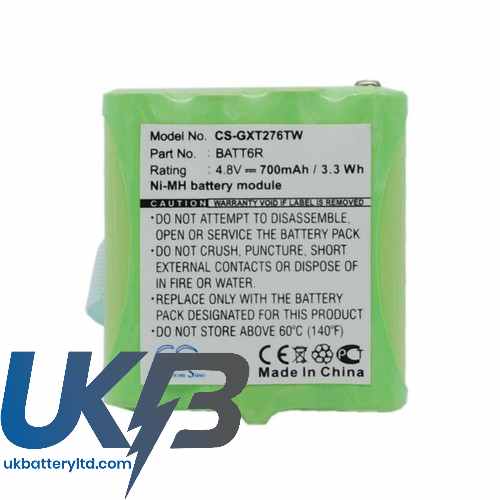 UNIDEN GMR885 Compatible Replacement Battery