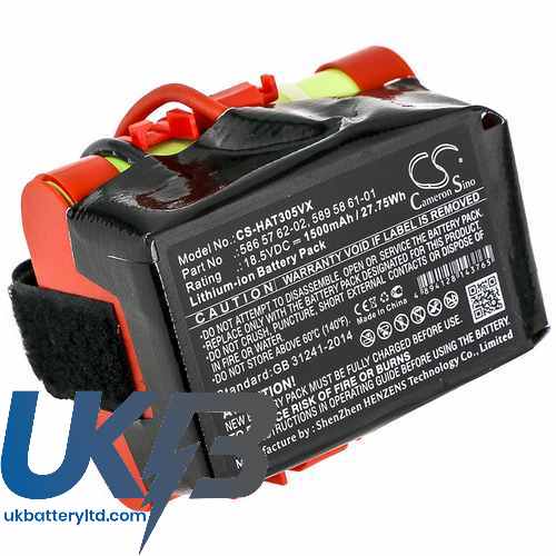 Husqvarna 589 58 61-01 Compatible Replacement Battery