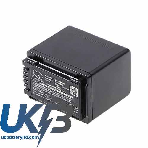 PANASONIC VW VBT380 Compatible Replacement Battery