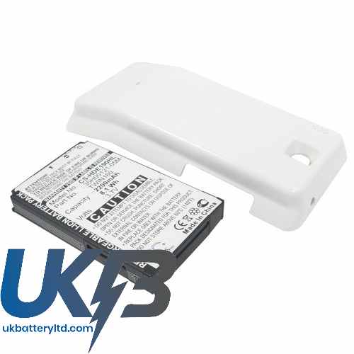 HTC 35H00121-05M BA S380 TWIN160 A6262 Hero 100 Compatible Replacement Battery