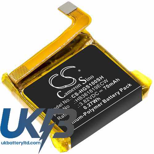 Huawei Glory S1 Compatible Replacement Battery