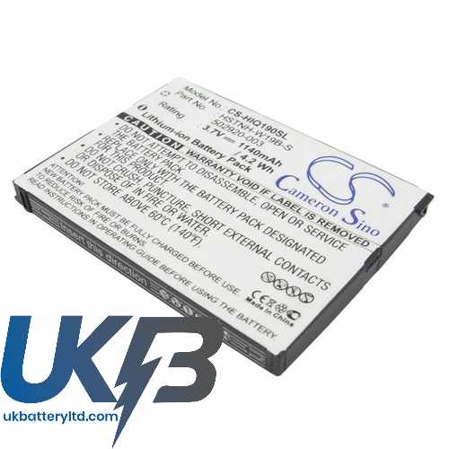 HP iPAQ Data Messenger Compatible Replacement Battery