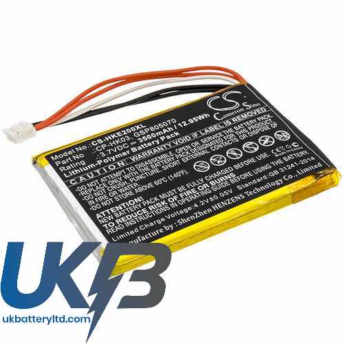 Harman/Kardon CP-HK03 Compatible Replacement Battery