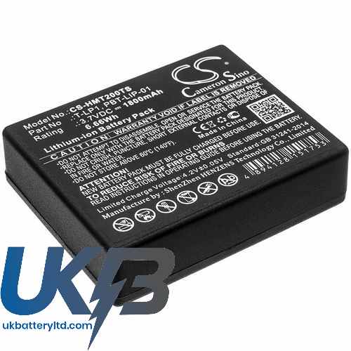 HME PBT-LIP-01 Compatible Replacement Battery