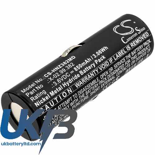 Heine X-02.99.382 Compatible Replacement Battery