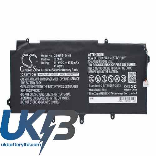 HP EliteBook Folio 1040 G2 (T6D64 Compatible Replacement Battery