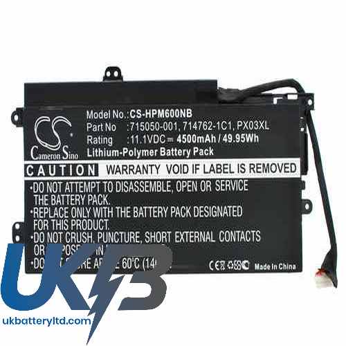 HP Envy Touchsmart M6-K058CA Compatible Replacement Battery