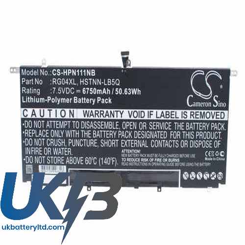 HP HSTNN-LB50 Compatible Replacement Battery