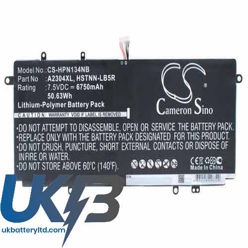 HP Chromebook 14 G1(J2L39UA) Compatible Replacement Battery