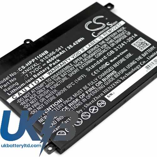 HP KN02XL Compatible Replacement Battery
