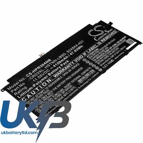 HP ENVY x2 12-g000 CTO Compatible Replacement Battery