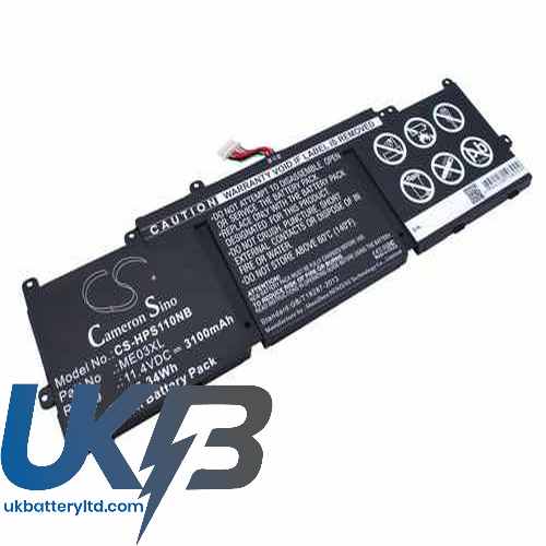 HP 11-D012TU Compatible Replacement Battery