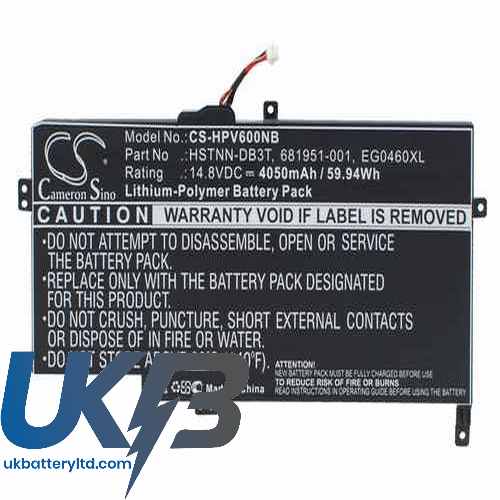 HP Envy 6-1204TX Compatible Replacement Battery