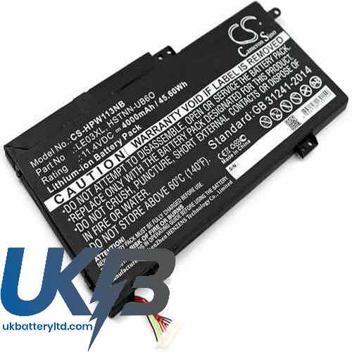 Compatible Battery For HP Pavilion X360 13-S104NC CS HPW113NB