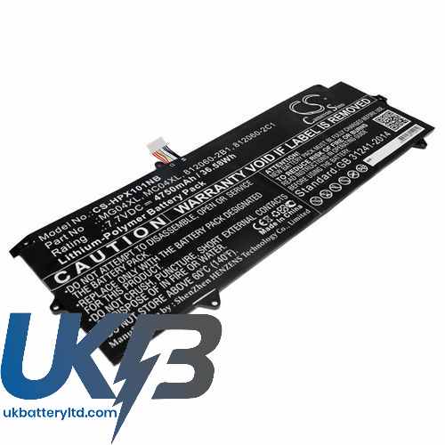 HP Elite x2 1012 G1-W8C70US Compatible Replacement Battery