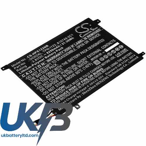 Compatible Battery For HP Pavilion X2 10-J013TU CS HPX122NB