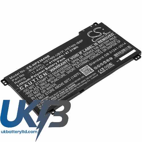 Compatible Battery For HP ProBook x360 11 G3 Education E CS HPX364NB