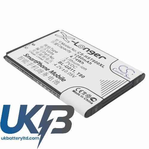 Hisense T80 Compatible Replacement Battery