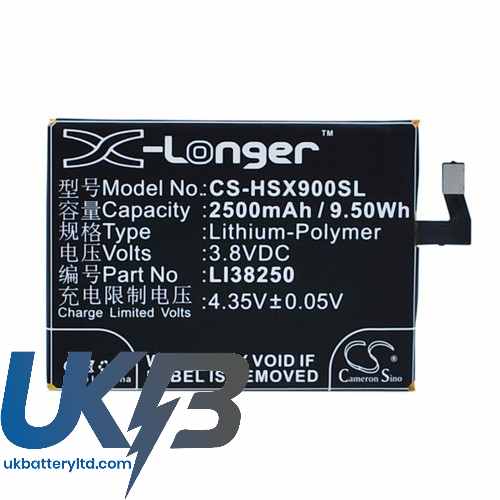 Hisense LI38250 HS-X5T X5T X9T Compatible Replacement Battery
