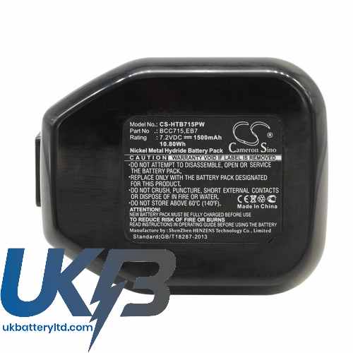 HITACHI BCC715 Compatible Replacement Battery