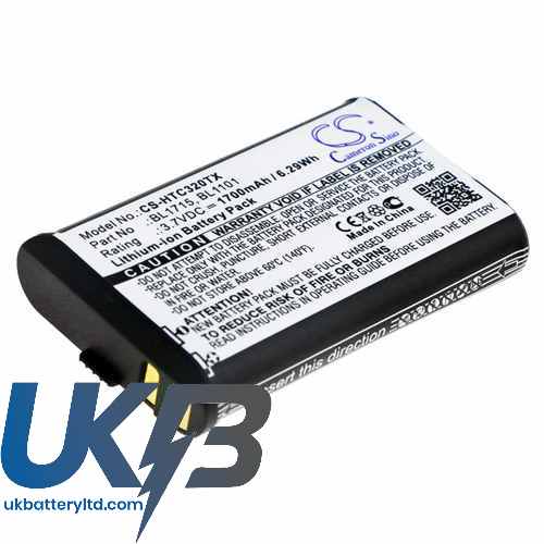 HYT BL1101 Compatible Replacement Battery
