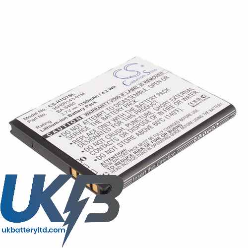 T-Mobile 35H00143-01M BA S460 BD29100 HD7 Compatible Replacement Battery